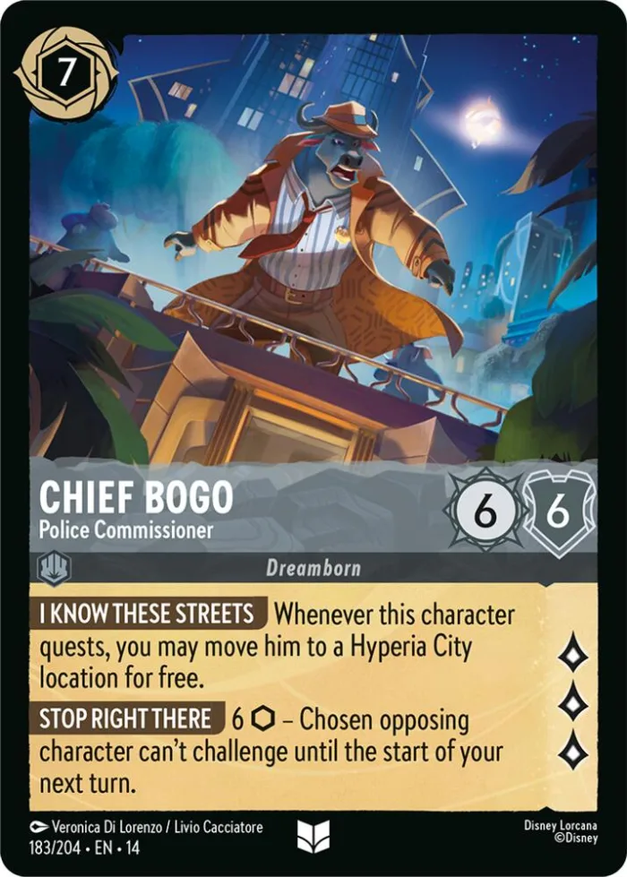 Chief Bogo Hyperia City card