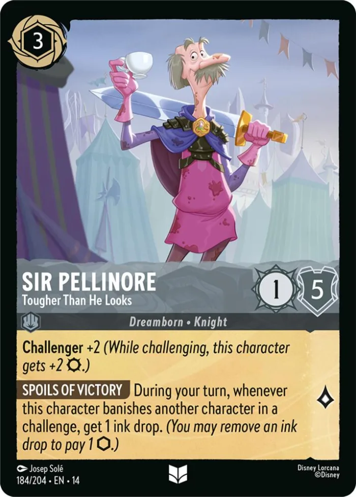 Sir Pellinore Hyperia City card
