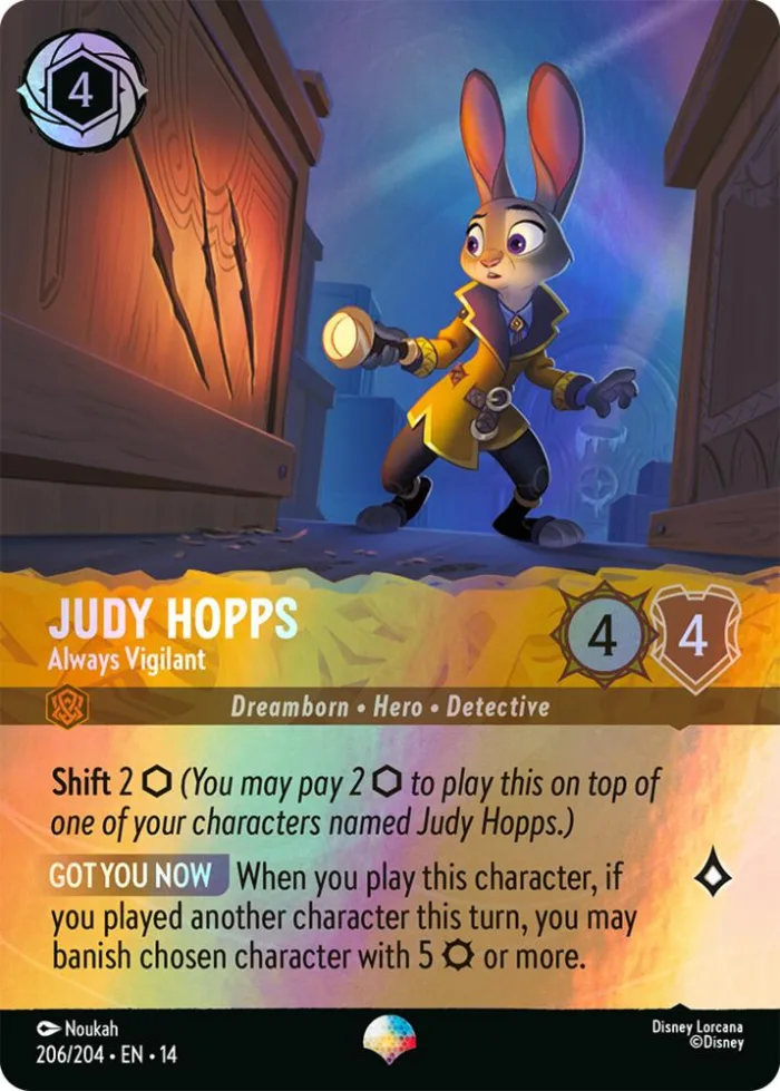 Judy Hopps Hyperia City card