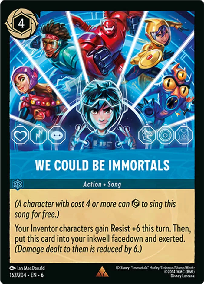 We Could Be Immortals #162 Azurite Sea Disney Lorcana card