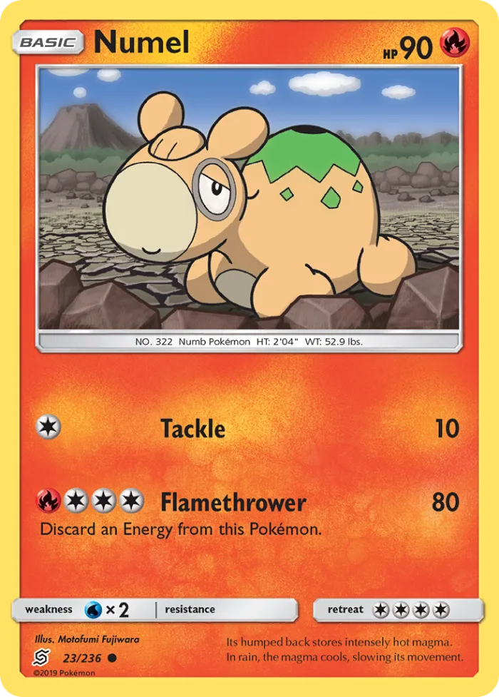 Numel #23 Unified Minds Pokemon card