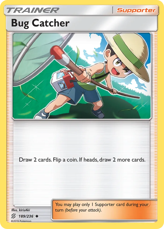 Bug Catcher #189 Unified Minds Pokemon card