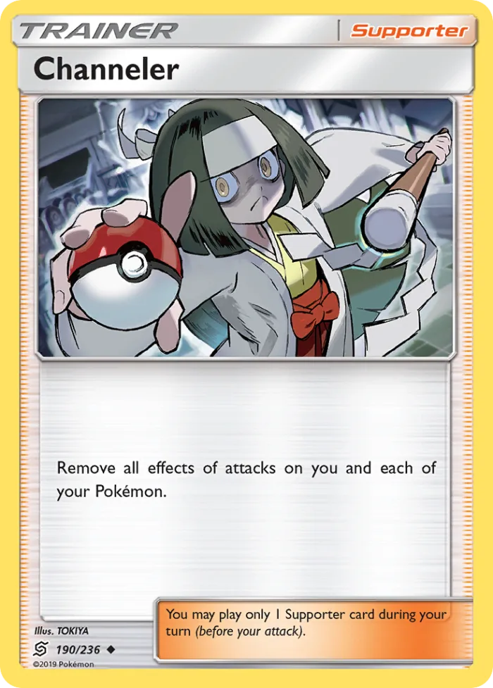 Channeler #190 Unified Minds Pokemon card