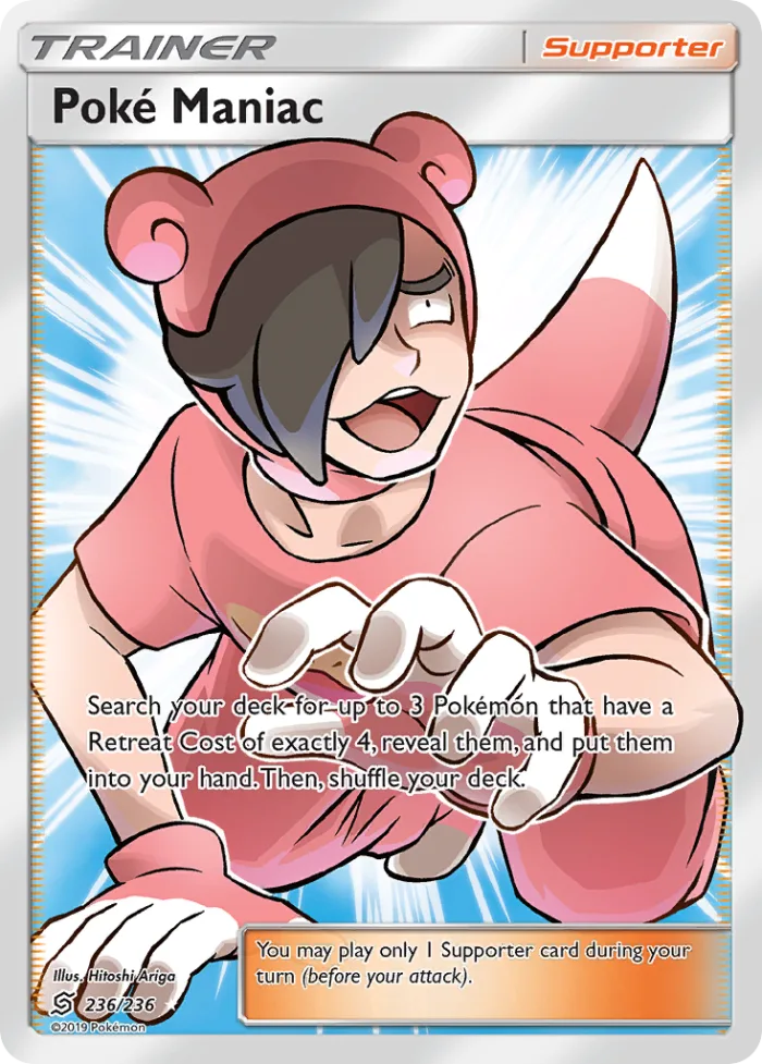 Poké Maniac #236 Unified Minds Pokemon card