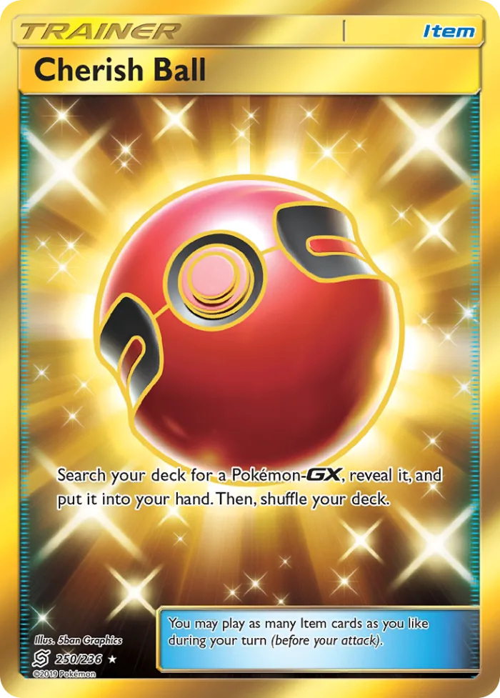 Cherish Ball #250 Unified Minds Pokemon card
