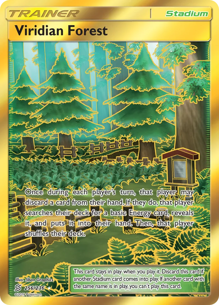 Viridian Forest #256 Unified Minds Pokemon card