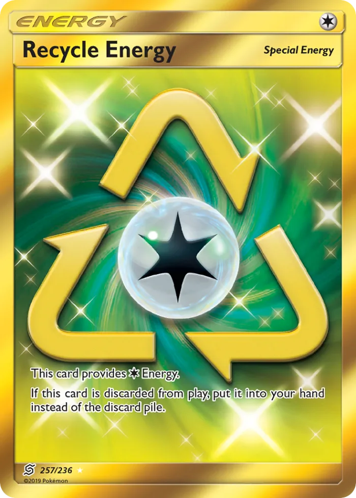 Recycle Energy #257 Unified Minds Pokemon card