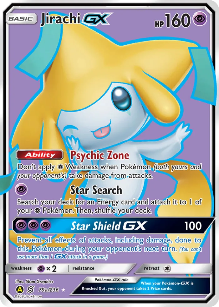 Jirachi-GX #79a Unified Minds Pokemon card