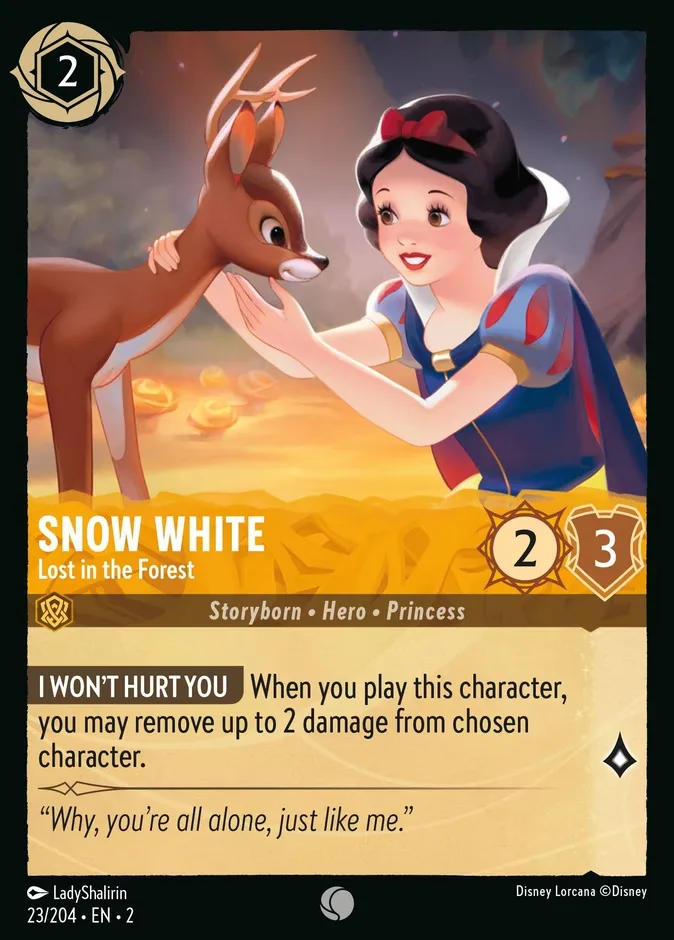 Snow White #23 Rise of the Floodborn Disney Lorcana card