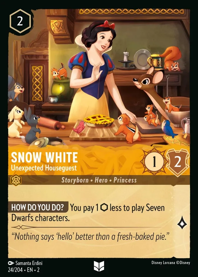 Snow White #24 Rise of the Floodborn Disney Lorcana card