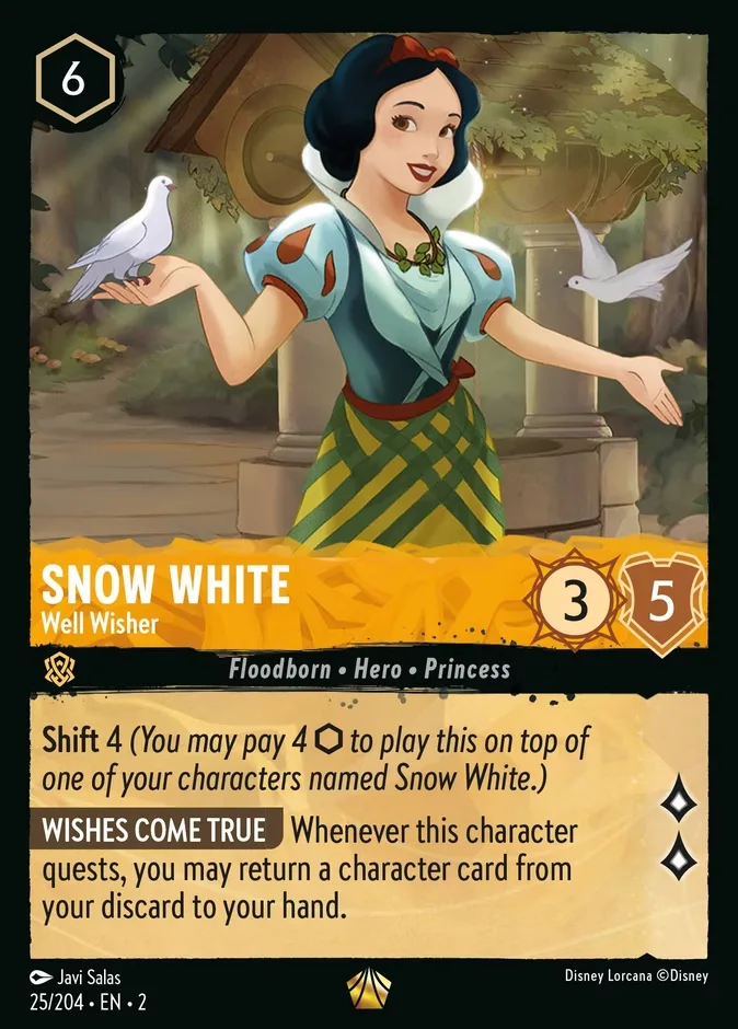 Snow White #25 Rise of the Floodborn Disney Lorcana card