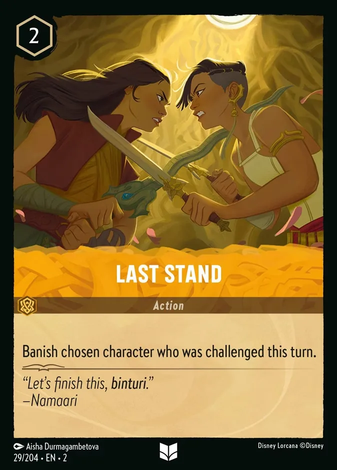 Last Stand #29 Rise of the Floodborn Disney Lorcana card