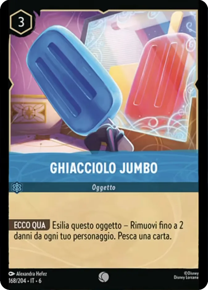Jumbo Pop #168 Azurite Sea Disney Lorcana card