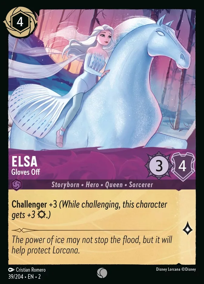 Elsa #39 Rise of the Floodborn Disney Lorcana card