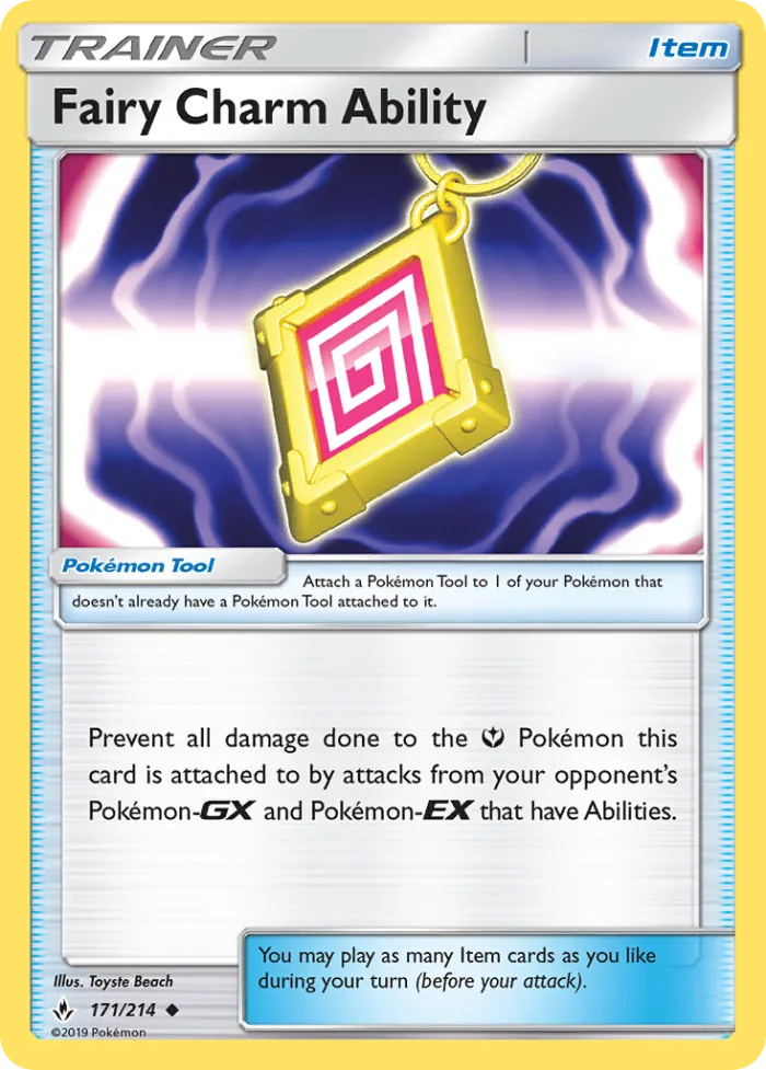 Fairy Charm Ability #171 Unbroken Bonds Pokemon card