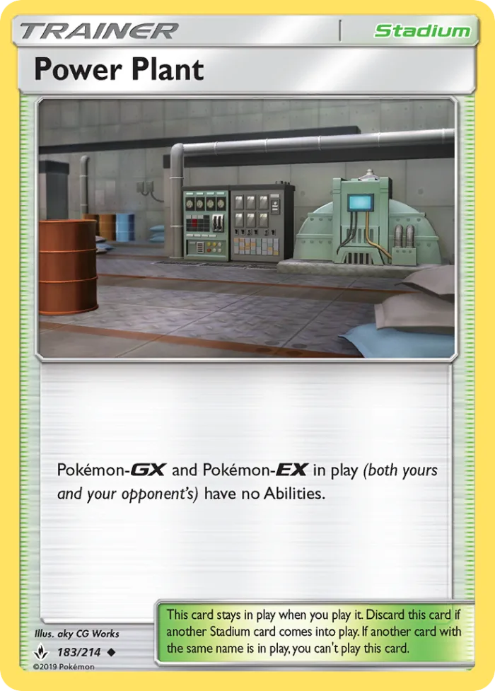 Power Plant #183 Unbroken Bonds Pokemon card