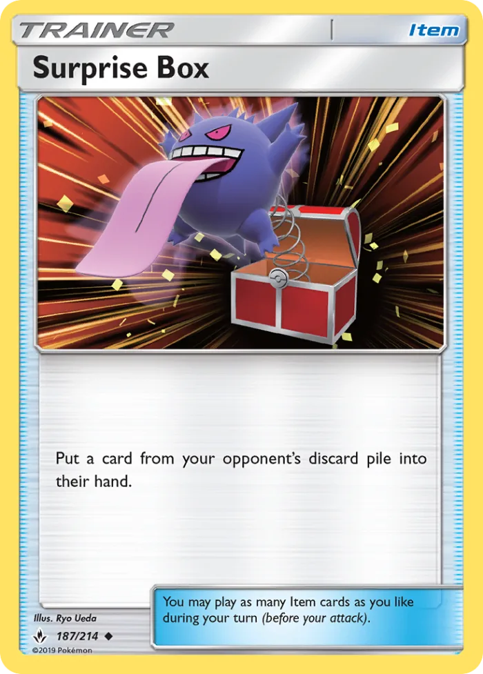 Surprise Box #187 Unbroken Bonds Pokemon card