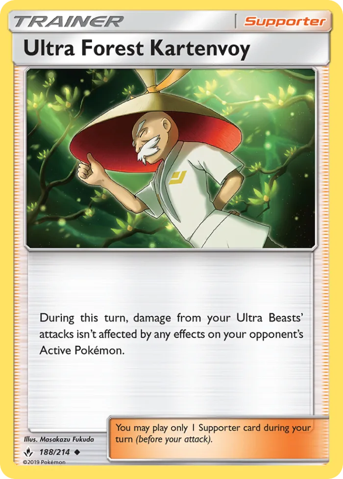 Ultra Forest Kartenvoy #188 Unbroken Bonds Pokemon card