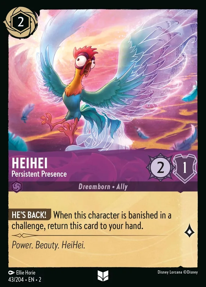 HeiHei #43 Rise of the Floodborn Disney Lorcana card