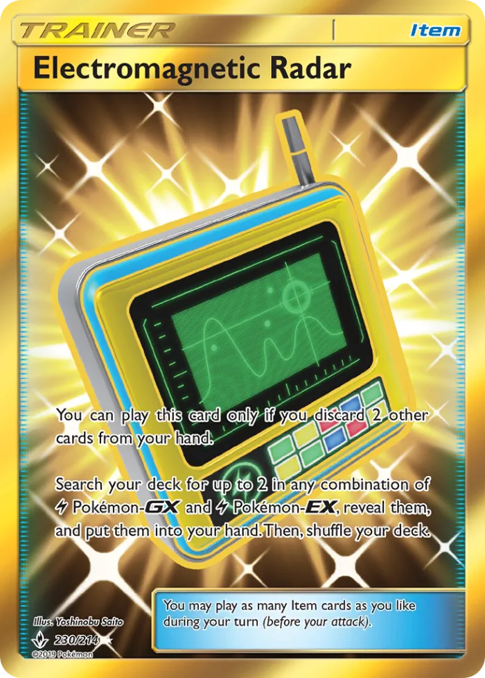 Electromagnetic Radar #230 Unbroken Bonds Pokemon card