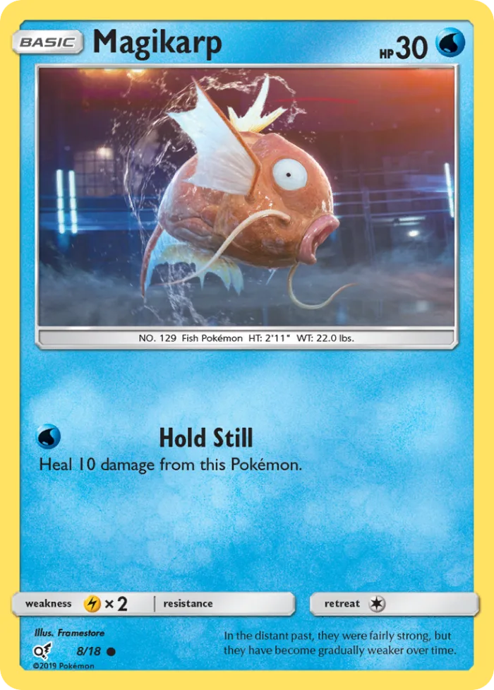 Magikarp #8 Detective Pikachu Pokemon card