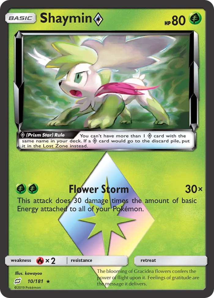 Shaymin ◇ #10 Team Up Pokemon card