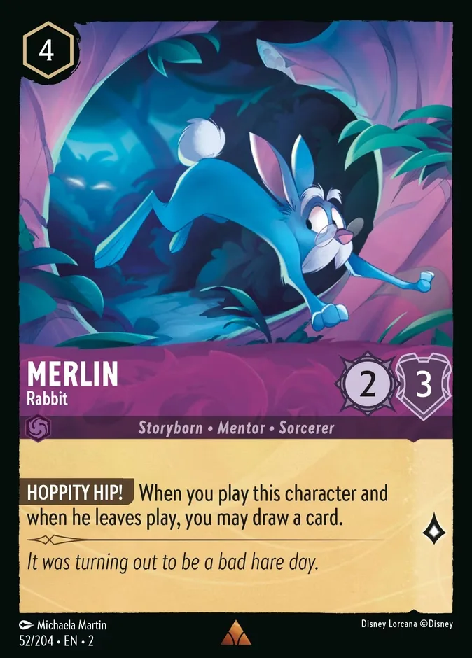 Merlin #52 Rise of the Floodborn Disney Lorcana card