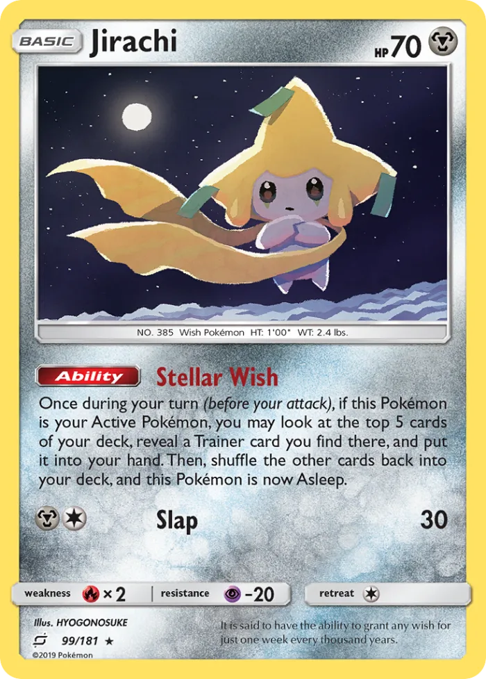 Jirachi #99 Team Up Pokemon card