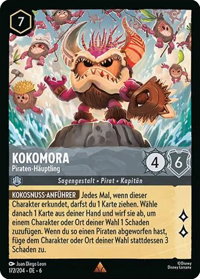 Kokomora #172 Azurite Sea Disney Lorcana card