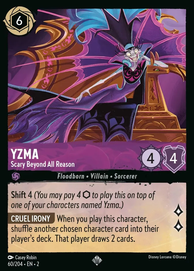 Yzma #60 Rise of the Floodborn Disney Lorcana card