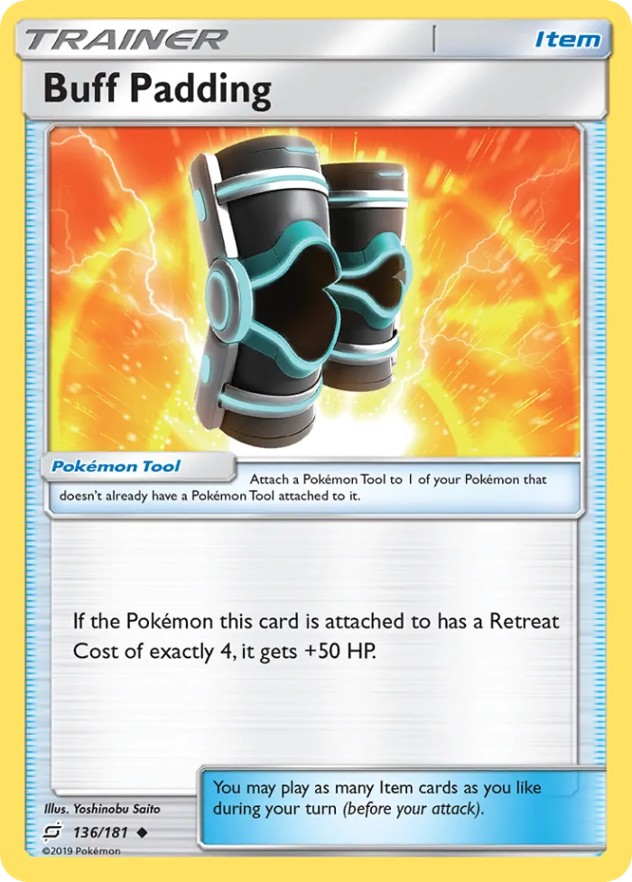 Buff Padding #136 Team Up Pokemon card