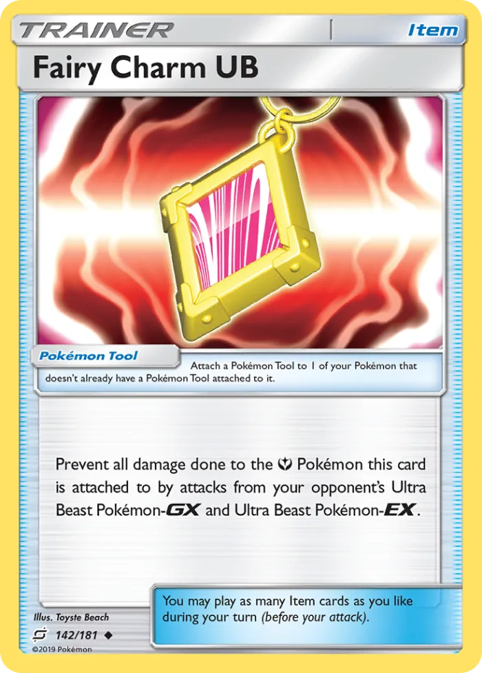 Fairy Charm UB #142 Team Up Pokemon card