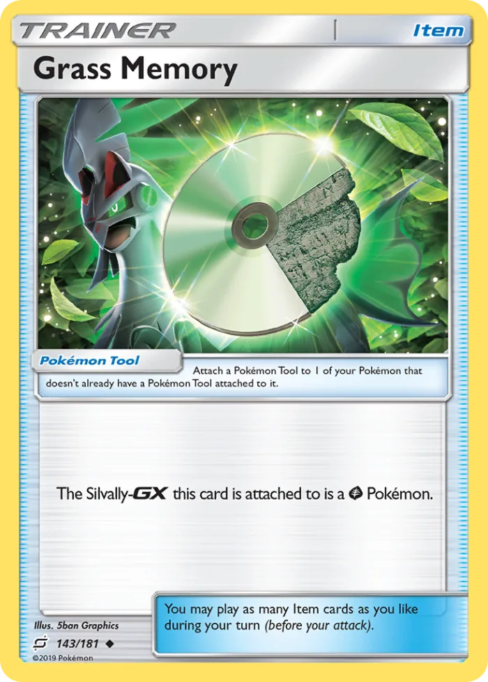 Grass Memory #143 Team Up Pokemon card