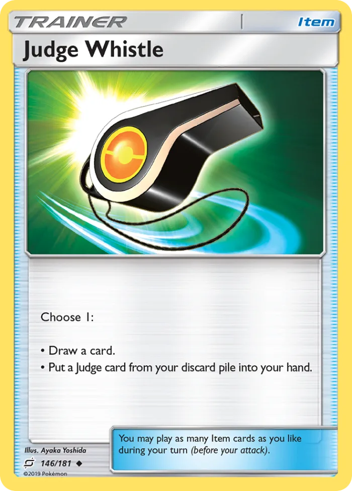 Judge Whistle #146 Team Up Pokemon card