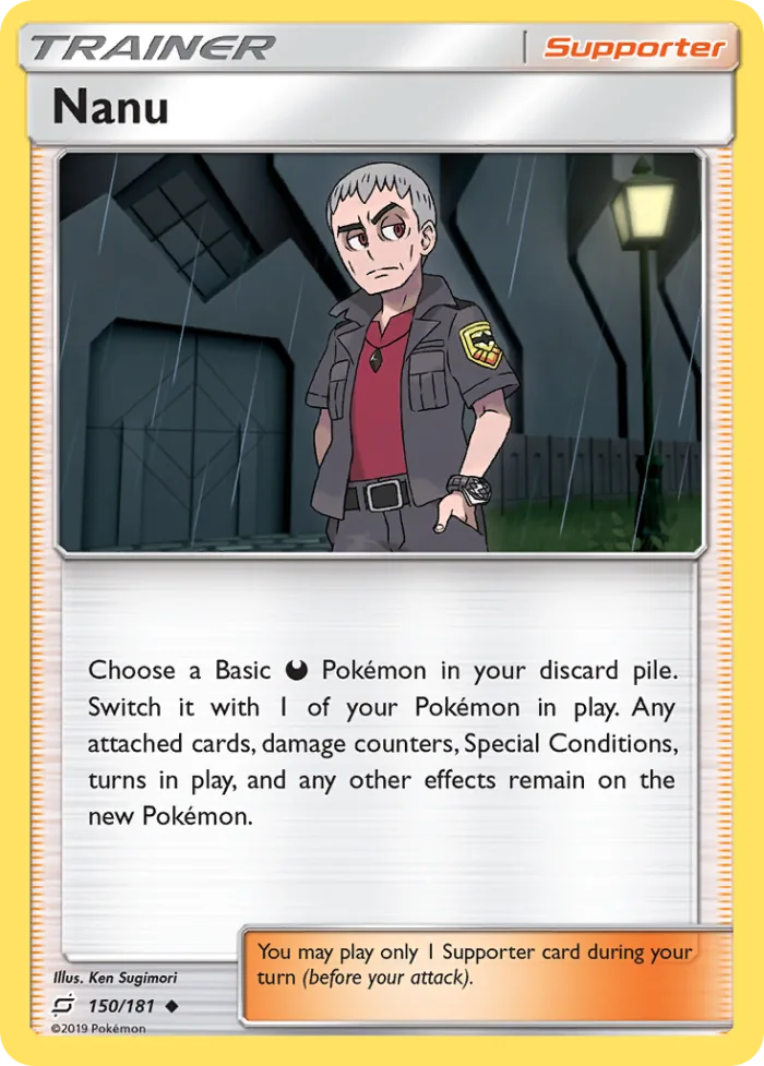 Nanu #150 Team Up Pokemon card