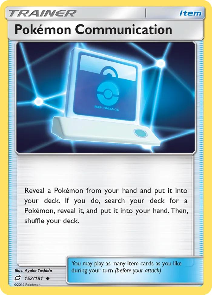 Pokémon Communication #152 Team Up Pokemon card