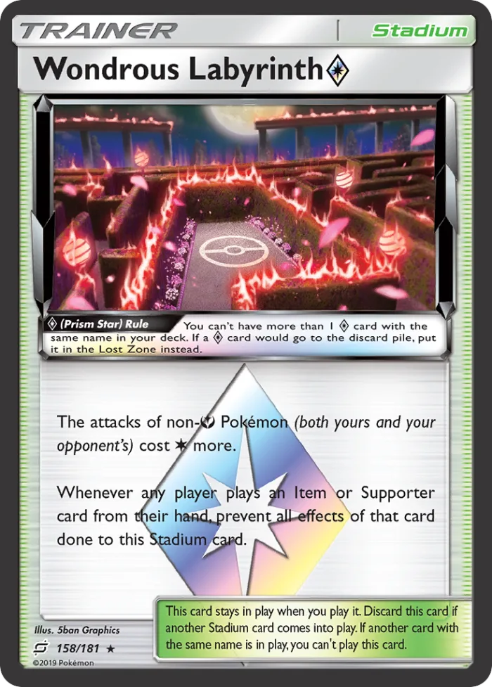 Wondrous Labyrinth ◇ #158 Team Up Pokemon card