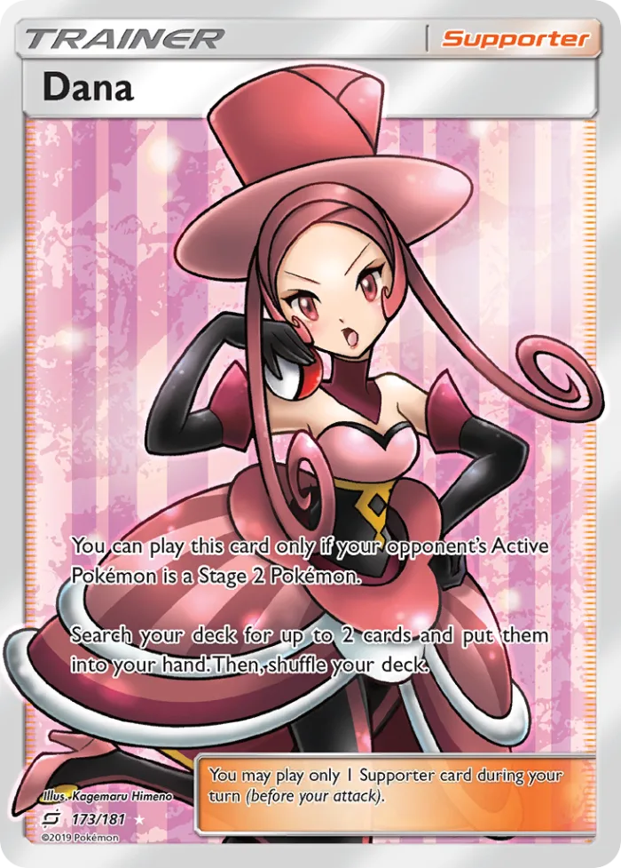 Dana #173 Team Up Pokemon card