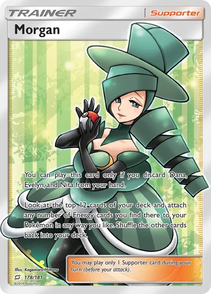 Morgan #178 Team Up Pokemon card