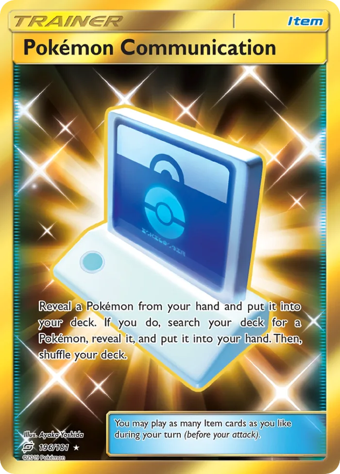 Pokémon Communication #196 Team Up Pokemon card