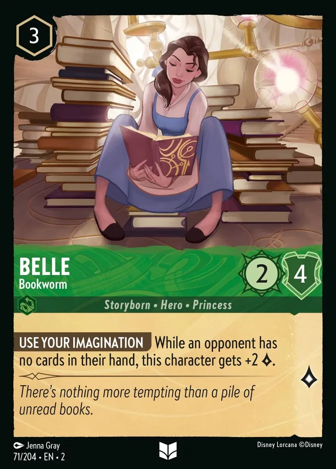 Belle #71 Rise of the Floodborn Disney Lorcana card