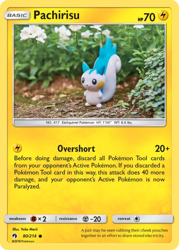 Pachirisu #80 Lost Thunder Pokemon card