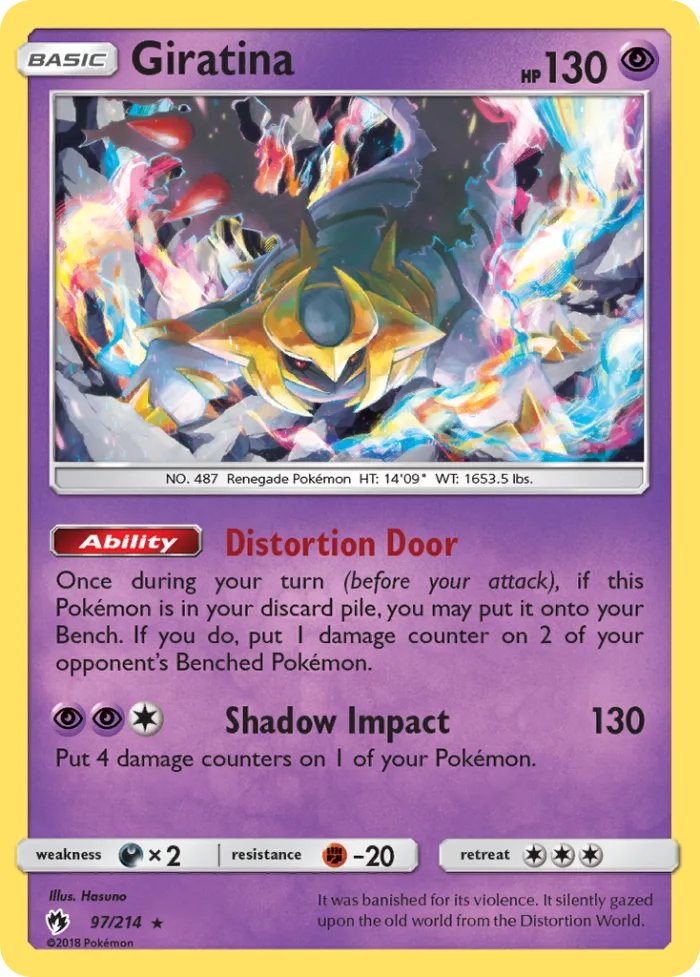 Giratina #97 Lost Thunder Pokemon card