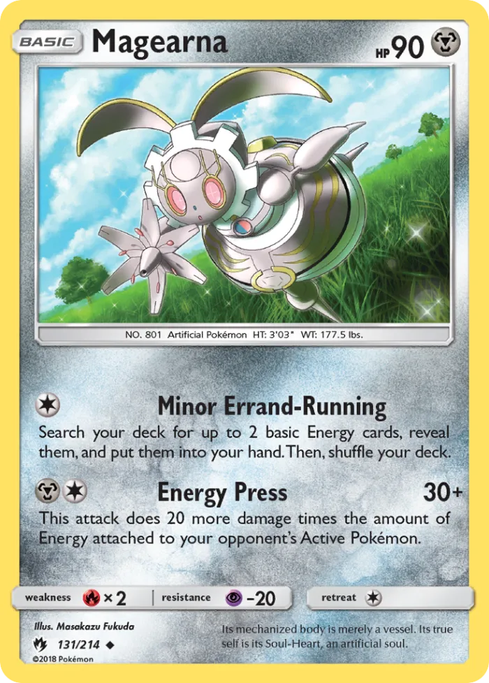 Magearna #131 Lost Thunder Pokemon card