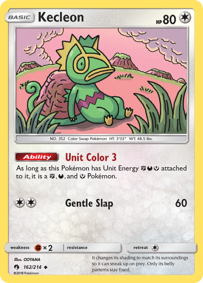 Kecleon #162 Lost Thunder Pokemon card