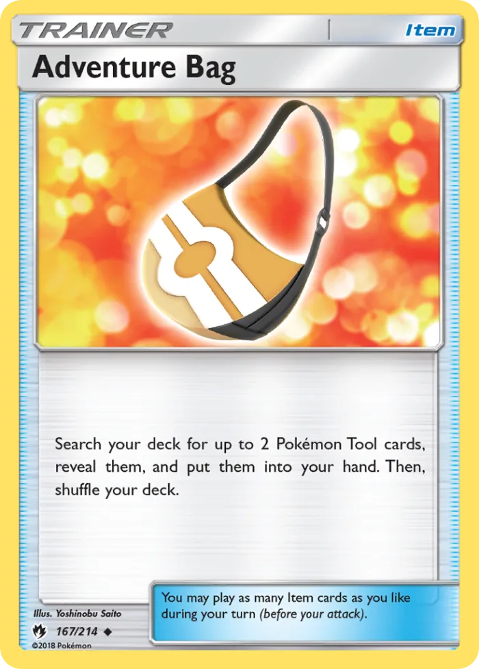 Adventure Bag #167 Lost Thunder Pokemon card