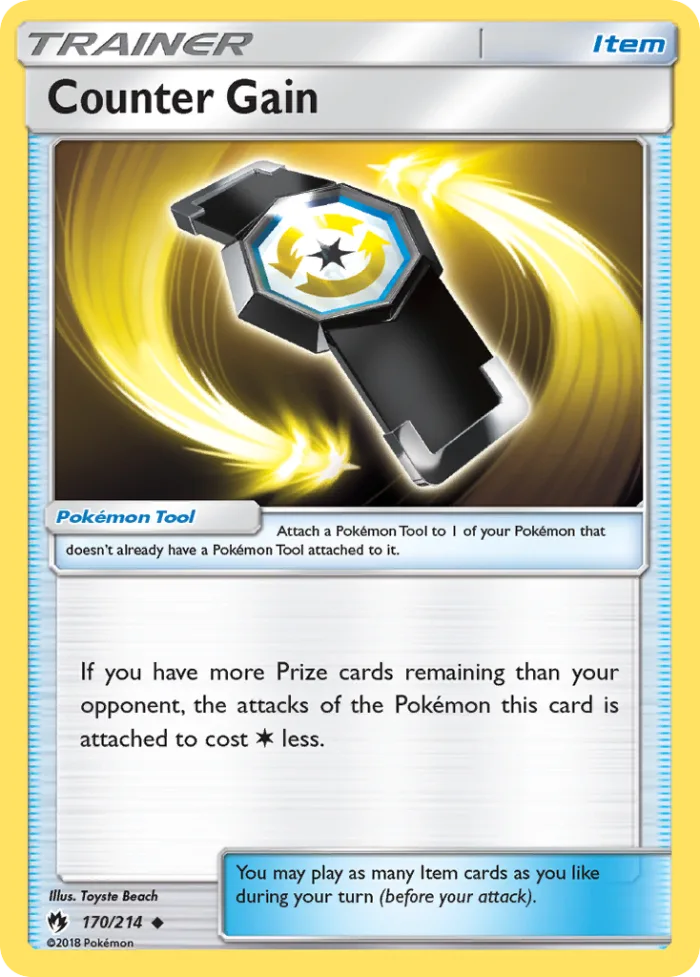 Counter Gain #170 Lost Thunder Pokemon card
