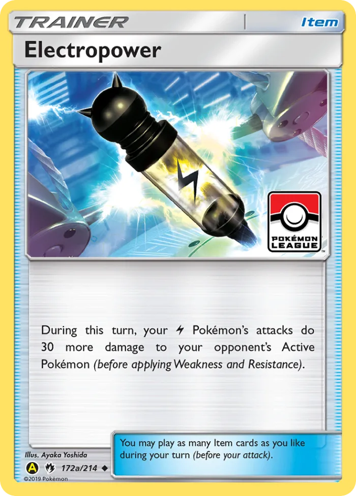 Electropower #172a Lost Thunder Pokemon card