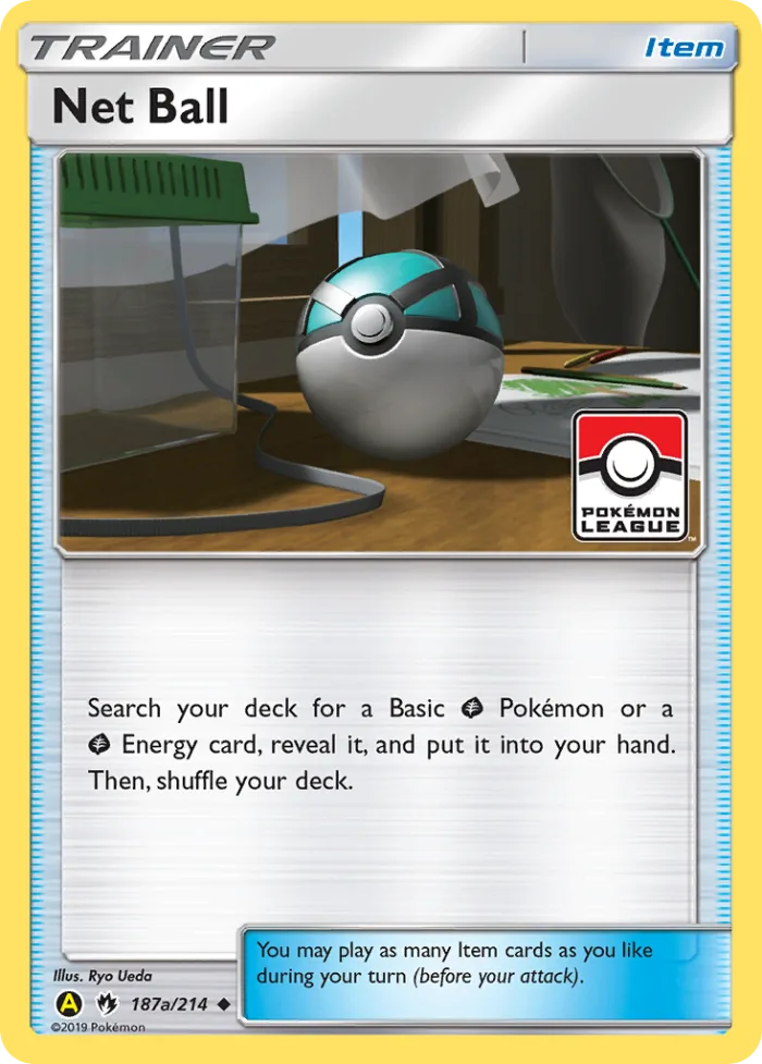 Net Ball #187a Lost Thunder Pokemon card