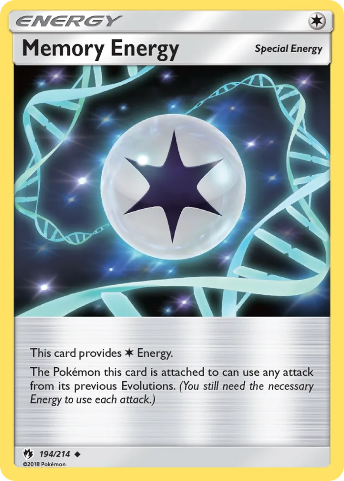 Memory Energy #194 Lost Thunder Pokemon card
